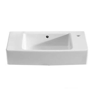 BACHA ROCA HALL 500 51,5X25,5X11,5 CM BLANCO 1 AGUJERO LADO IZQUIERDO