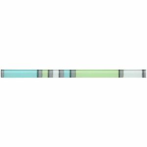 FRISO1,65 X 29,7 URBANO VERDE ACUARELA VIDRIO