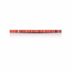 FRISO1,65 X 29,7 SELECTO ROJO ACUARELA VIDRIO