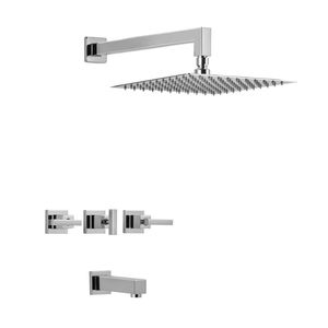 GRIFERIA PARA DUCHA PEIRANO CASTILLA 85-153 CROMO