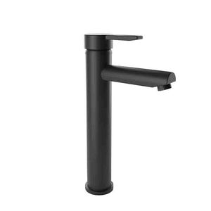 MONOCOMANDO PARA LAVATORIO PICO ALTO ESTALGRIF MAGNA NEGRO